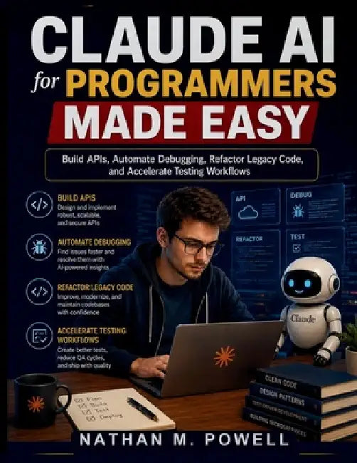 Claude AI for Programmers Made Easy: Build APIs, Automate Debugging, Refactor Legacy Code, and Accelerate Testing Workflows by Nathan M. Powell