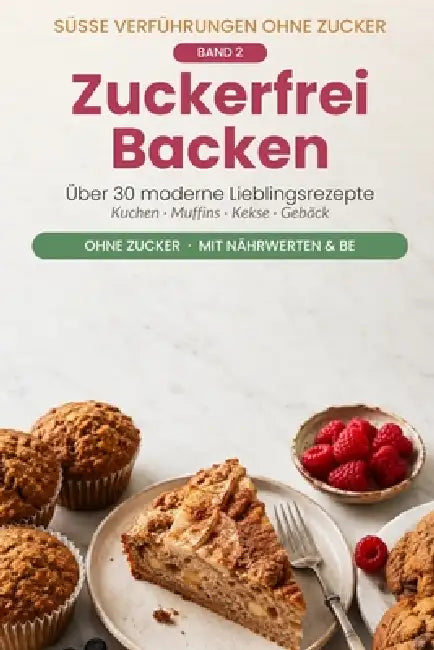 Süße Verführungen ohne Zucker - Band 2: Zuckerfrei Backen: Über 30 moderne Lieblingsrezepte für Kuchen, Kekse & Gebäck - für Diabetiker und alle, die by Healthy Kitchen
