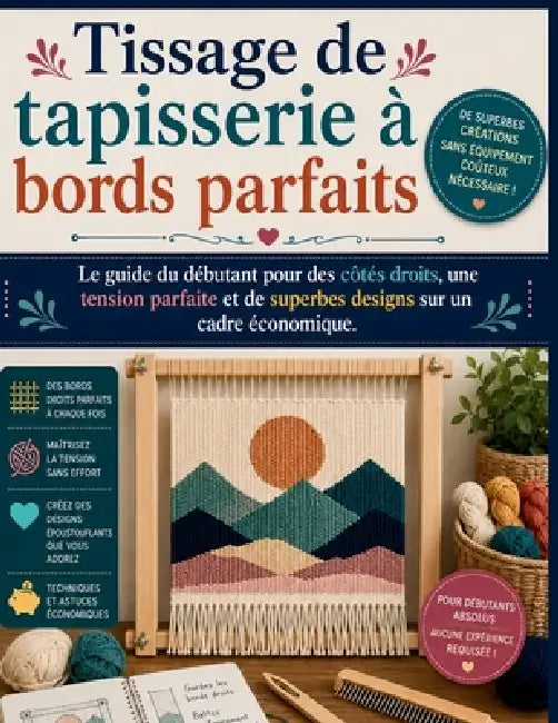 Tissage de tapisserie à bords parfaits: Le guide du débutant pour des côtés droits, une tension parfaite et de superbes designs sur un cadre économiqu by Craft Logan, Regina Xander