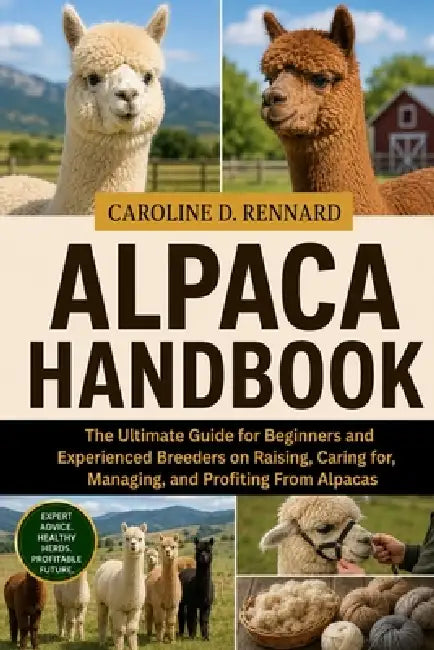 Alpaca Handbook: The Ultimate Guide for Beginners and Experienced Breeders on Raising, Caring for, Managing, and Profiting From Alpacas by Caroline D. Rennard