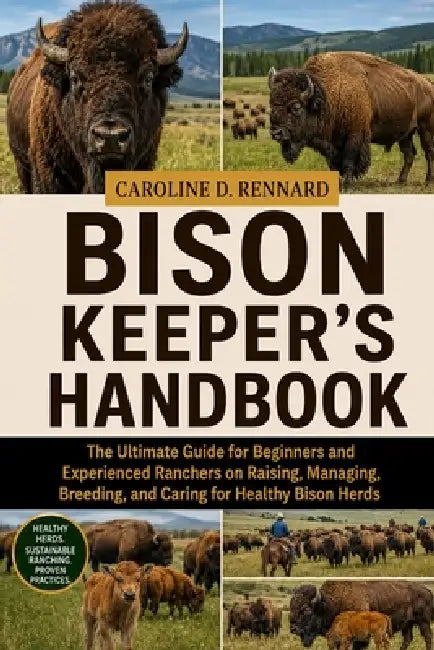 Bison Keeper's Handbook: The Ultimate Guide for Beginners and Experienced Ranchers on Raising, Managing, Breeding, and Caring for Healthy Bison Herds by Caroline D. Rennard