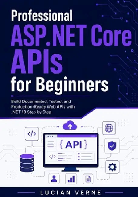 Professional ASP.NET Core APIs for Beginners: Build Documented, Tested, and Production-Ready Web APIs with .NET 10 Step by Step by Lucian Verne