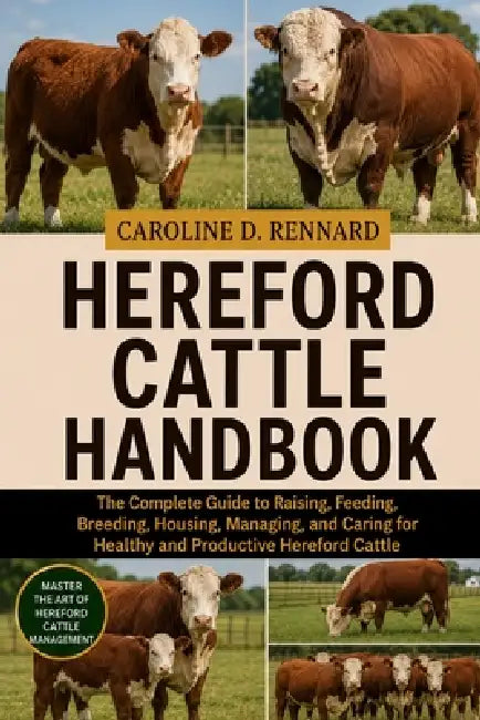Hereford Cattle Handbook: The Complete Guide to Raising, Feeding, Breeding, Housing, Managing, and Caring for Healthy and Productive Hereford Cattle by Caroline D. Rennard
