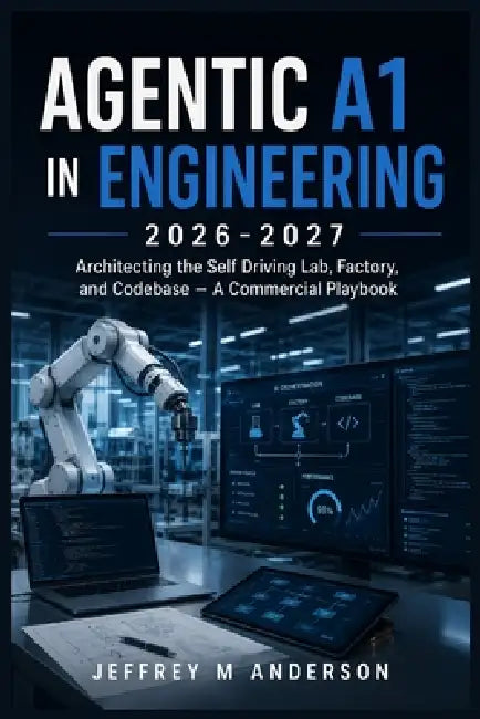 Agentic A1 in Engineering 2026-2027: Architecting the Self Driving Lab, Factory, and Codebase - A Commercial Playbook by Jeffrey M. Anderson