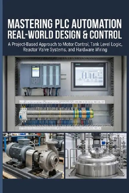 Mastering PLC Automation Real-World Design & Control: A Project-Based Approach to Motor Control, Tank Level Logic, Reactor Valve Systems, and Hardware by Mikasa Mizuki