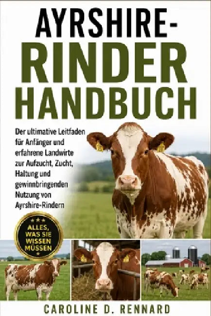 Ayrshire-Rinderhandbuch: Der ultimative Leitfaden für Anfänger und erfahrene Landwirte zur Aufzucht, Zucht, Haltung und gewinnbringenden Nutzung von A by Caroline D. Rennard