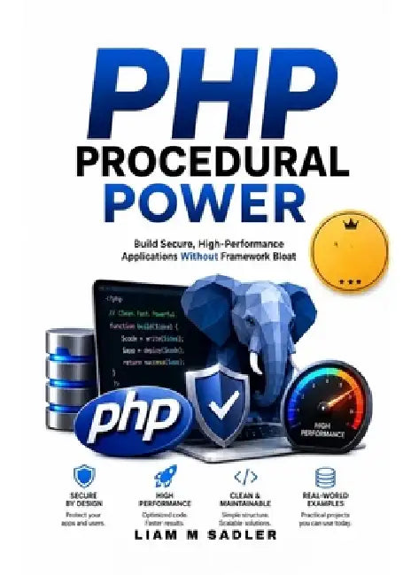 PHP Procedural Power: Build Secure High-Performance Applications Without Framework Bloat by Liam M. Sadler