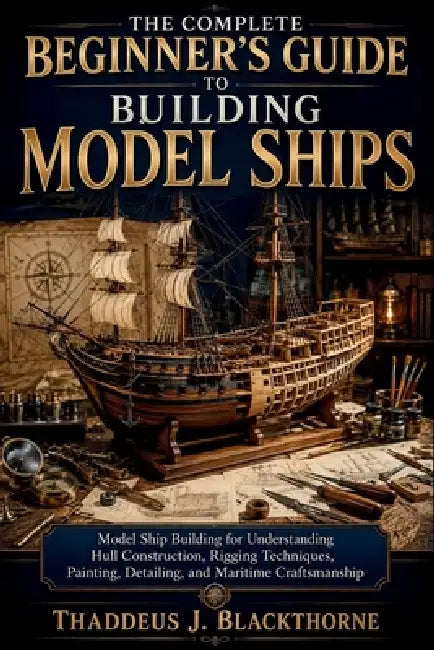 The Complete Beginner's Guide to Building Model Ships: Model Ship Building for Understanding Hull Construction, Rigging Techniques, Painting, Detailin by Thaddeus J. Blackthorne
