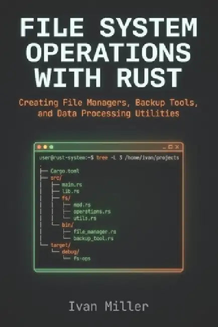 File System Operations with Rust: Creating File Managers, Backup Tools, and Data Processing Utilities by Ivan Miller