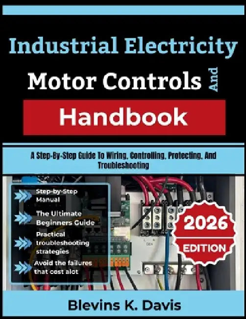 Industrial Electricity And Motor Controls Handbook: A Step-By-Step Guide To Wiring, Controlling, Protecting, And Troubleshooting by Blevins K. Davis