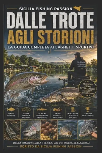 Dalle Trote Agli Storioni: Guida completa ai laghetti sportivi by Sicilia Fishing Passion