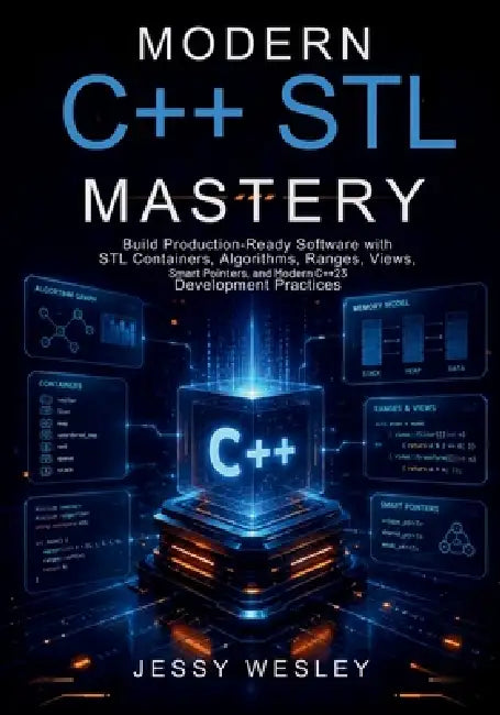 Modern C++ STL Mastery: Build Production-Ready Software with STL Containers, Algorithms, Ranges, Views, Smart Pointers, and Modern C++23 Development P by Jessy Wesley