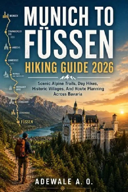 Munich to Füssen Hiking Guide 2026: Scenic Alpine Trails, Day Hikes, Historic Villages, And Route Planning Across Bavaria by Adewale A. O.