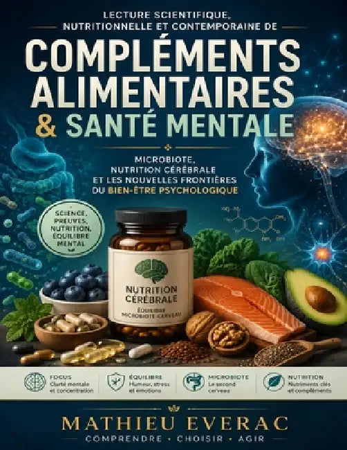 Lecture scientifique, nutritionnelle et contemporaine de Compléments alimentaires & santé mentale: Microbiote, nutrition cérébrale et les nouvelles fr by Mathieu Everac