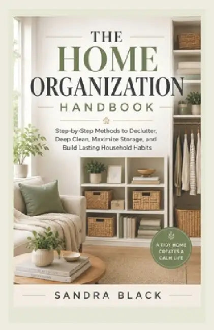 The Home Organization Handbook: Step-by-Step Methods to Declutter, Deep Clean, Maximize Storage, and Build Lasting Household Habits by Sandra Black