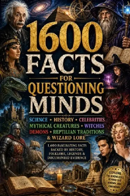 1600 Facts for Questioning Minds: Science - History - Celebrities - Mythical Creatures - Witches - Demons - Reptilians - Wizards by Kael 'Thar Nightingale, 4tron 44