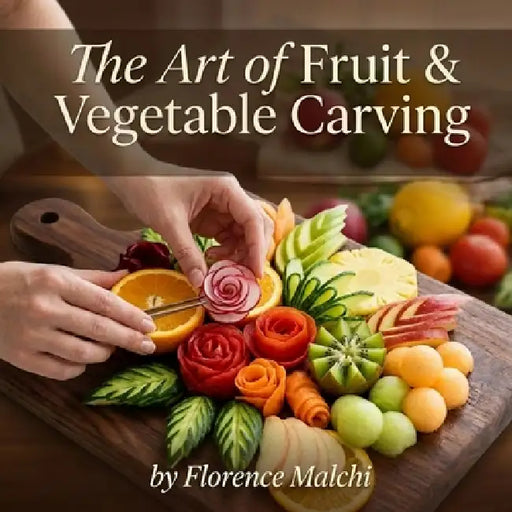The Art of Fruit & Vegetable Carving: Simple Step-by-Step Designs for Stunning Platters by Florence Malchi
