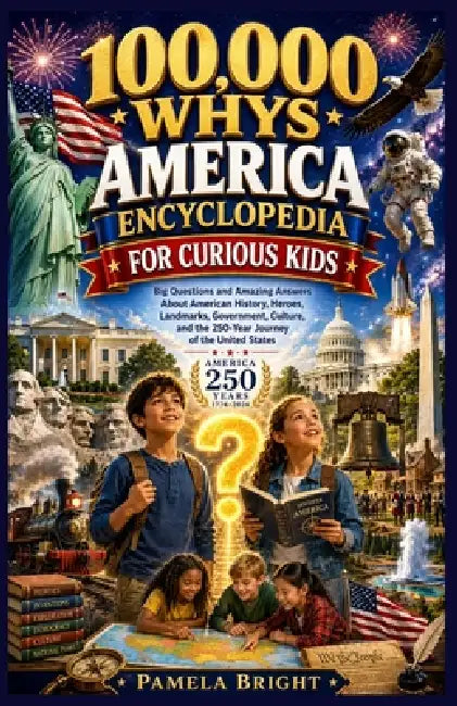 100,000 WHYS America Encyclopedia for Curious Kids: Big Questions and Amazing Answers About American History, Heroes, Landmarks, Government, Culture, by Pamela Bright