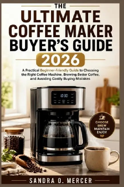 The Ultimate Coffee Maker Buyer's Guide 2026: "A Practical, Beginner-Friendly Guide to Choosing the Right Coffee Machine, Brewing Better Coffee, and A by Sandra O. Mercer