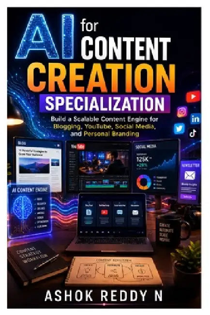 AI for Content Creation Specialization: Build a Scalable Content Engine for Blogging, YouTube, Social Media, and Personal Branding by Ashok Reddy Nemilidinne