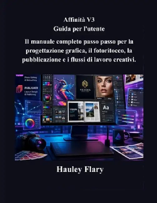 Affinità V3 Guida per l'utente: Il manuale completo passo passo per la progettazione grafica, il fotoritocco, la pubblicazione e i flussi di lavoro cr by Hauley Flary