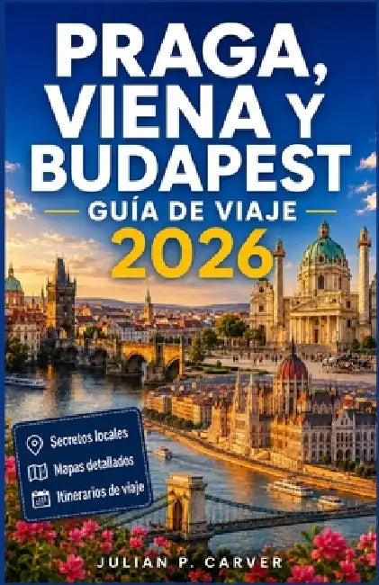 Praga, Viena y Budapest Guía de viaje 2026: Principales atracciones - Consejos locales - Joyas culturales - Mapas de la ciudad - Itinerarios inolvidab by Julian P. Carver