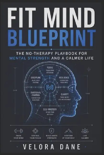 Fit Mind Blueprint: The No-Therapy Playbook for Mental Strength and a Calmer Life by Velora Dane
