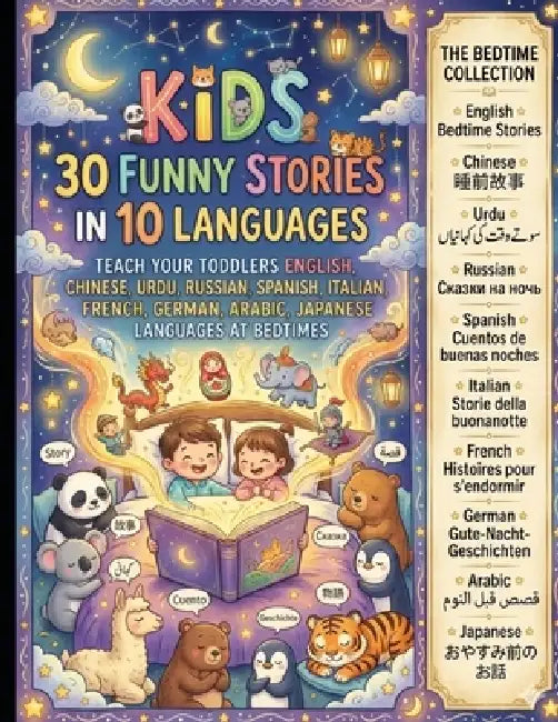 Kids 30 Funny Stories in 10 Languages. Let Them Learn: Teach Your Toddlers English, Chinese, Urdu, Russian, Spanish, Italian, French, German, Arabic, by Faisal Anwar