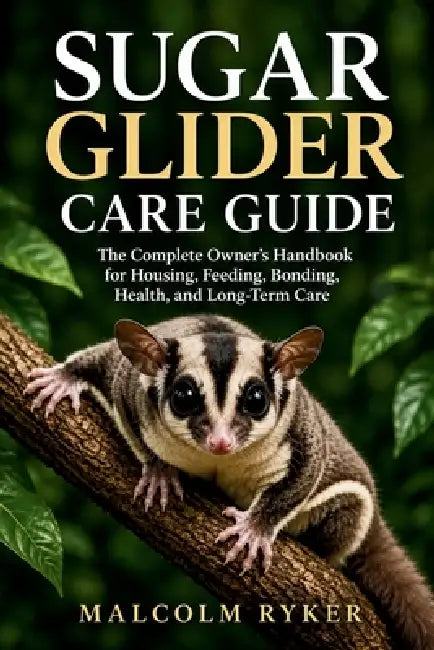 Sugar Glider Care Guide: The Complete Owner's Handbook for Housing, Feeding, Bonding, Health, and Long-Term Care by Malcolm Ryker