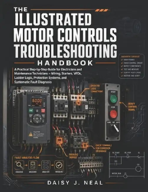 The Illustrated Motor Controls Troubleshooting Handbook: A Practical Step-by-Step Guide for Electricians and Maintenance Technicians - Wiring, Starter by Daisy J. Neal