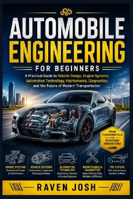 Automobile Engineering for Beginners: A Practical Guide to Vehicle Design, Engine Systems, Automotive Technology, Maintenance, Diagnostics, and the Fu by Raven Josh