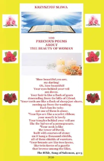 100 Precious Poems about the Beauty of Woman by Krzysztof Sliwa