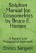 Solution Manual for Econometrics by Bruce E. Hansen: A Patient and Pedagogical Approach by Enrico Sargent