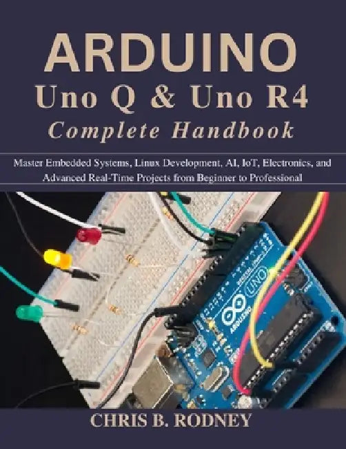 Arduino Uno Q & Uno R4 Complete Handbook: Master Embedded Systems, Linux Development, AI, IoT, Electronics, and Advanced Real-Time Projects from Begin by Chris B. Rodney