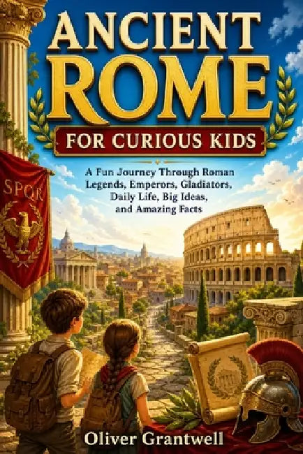 Ancient Rome for Curious Kids: A Fun Journey Through Roman Legends, Emperors, Gladiators, Daily life, Big Ideas and Amazing facts by Oliver Grantwell