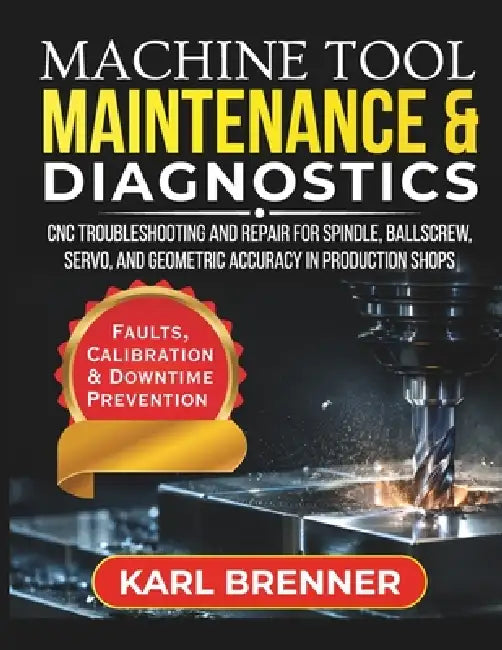Machine Tool Maintenance and Diagnostics: CNC Troubleshooting and Repair for Spindle, Ballscrew, Servo, and Geometric Accuracy in Production Shops by Karl Brenner