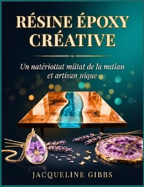 Résine Époxy Créative: Guide du débutant pour transformer le bois, les bijoux et la décoration en pièces uniques: techniques, conseils de sécurité et by Jacqueline Gibbs