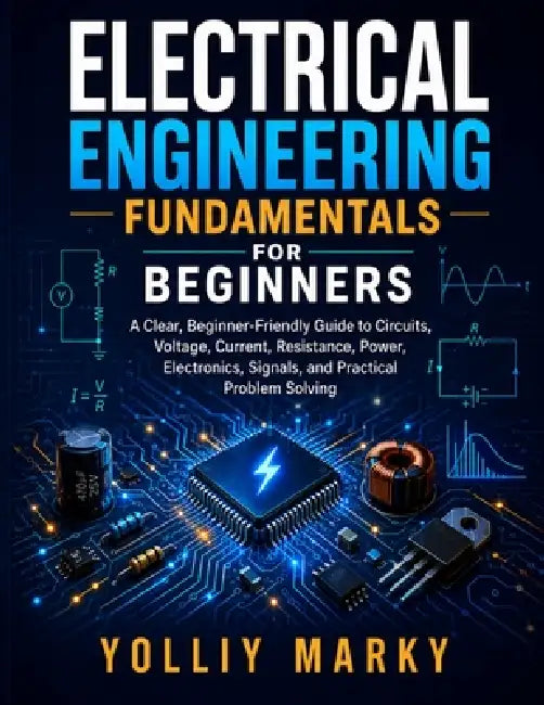 Electrical Engineering Fundamentals for Beginners: A Clear, Beginner-Friendly Guide to Circuits, Voltage, Current, Resistance, Power, Electronics, Sig by Yolliy Marky