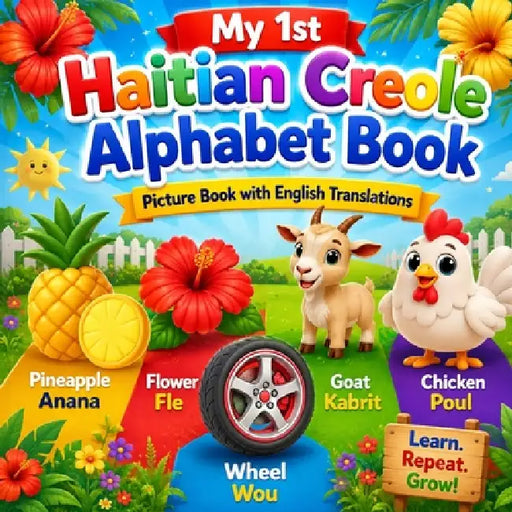 My First Haitian Creole Alphabet Book For Kids by Anna Kreyòl Press
