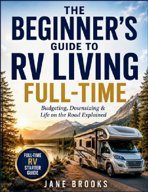The Beginner's Guide to RV Living Full-Time: Budgeting, Downsizing & Life on the Road Explained by Jane Brooks