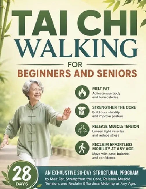 Tai Chi Walking for Beginners and Seniors: An Exhaustive 28-Day Structural Program to Melt Fat, Strengthen the Core, Release Muscle Tension, and Recla by Gabriel Stu Chen