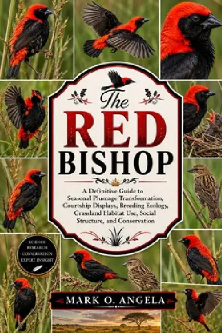 Red Bishop Bird: A Definitive Guide to Seasonal Plumage Transformation, Courtship Displays, Breeding Ecology, Grassland Habitat Use, Social Structure, by Mark O. Angela