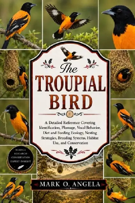 Troupial Bird: A Detailed Reference Covering Identification, Plumage, Vocal Behavior, Diet and Feeding Ecology, Nesting Strategies, Breeding Systems, by Mark O. Angela