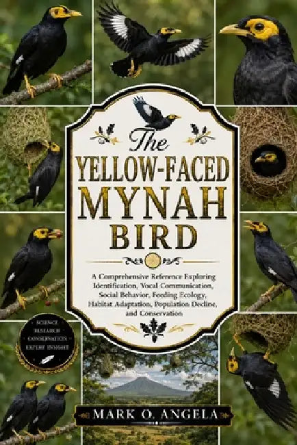 Yellow-Faced Mynah Bird: A Comprehensive Reference Exploring Identification, Vocal Communication, Social Behavior, Feeding Ecology, Habitat Adaptation by Mark O. Angela
