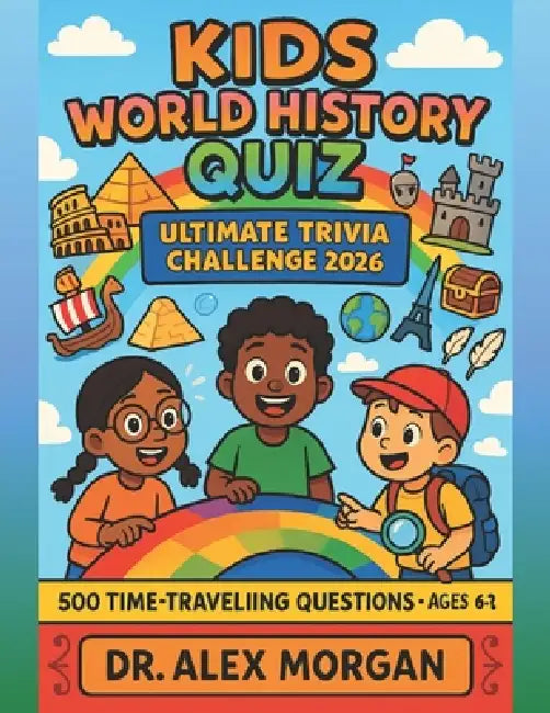 Kids World History Quiz: Ultimate Trivia Challenge 2026: 500 Time-Traveling Questions Through Every Era of History by Alex Morgan