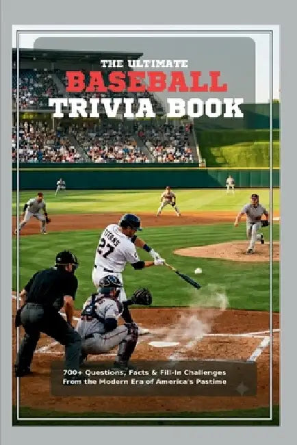Baseball Trivia Book by L. Sinisterra-Mejia, Joppa Printing
