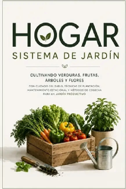 Sistema de Jardinería Doméstica: Cultivo de verduras, frutas, árboles y flores con cuidado del suelo, técnicas de siembra, mantenimiento estacional y by Olivia Romero