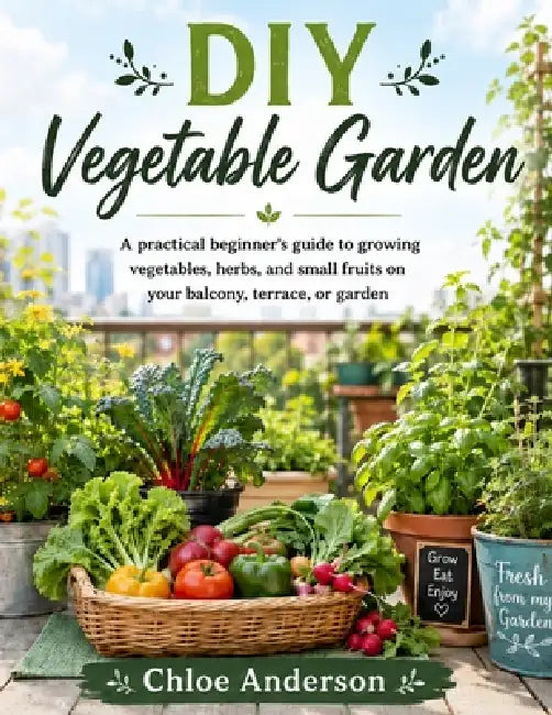 DIY Vegetable Garden: A practical beginner's guide to growing vegetables, herbs, and small fruits on your balcony, terrace, or garden by Chloe Anderson