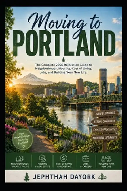 Moving to Portland: The Complete 2026 Relocation Guide to Neighborhoods, Housing, Cost of Living, Jobs, and Building Your New Life. by Jephthah Dayork