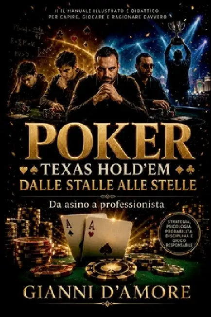Poker Texas Hold'em dalle stalle alle stelle. Da principiante a giocatore consapevole: regole, strategie, probabilità, psicologia, bankroll ed eserciz by Gianni D'Amore